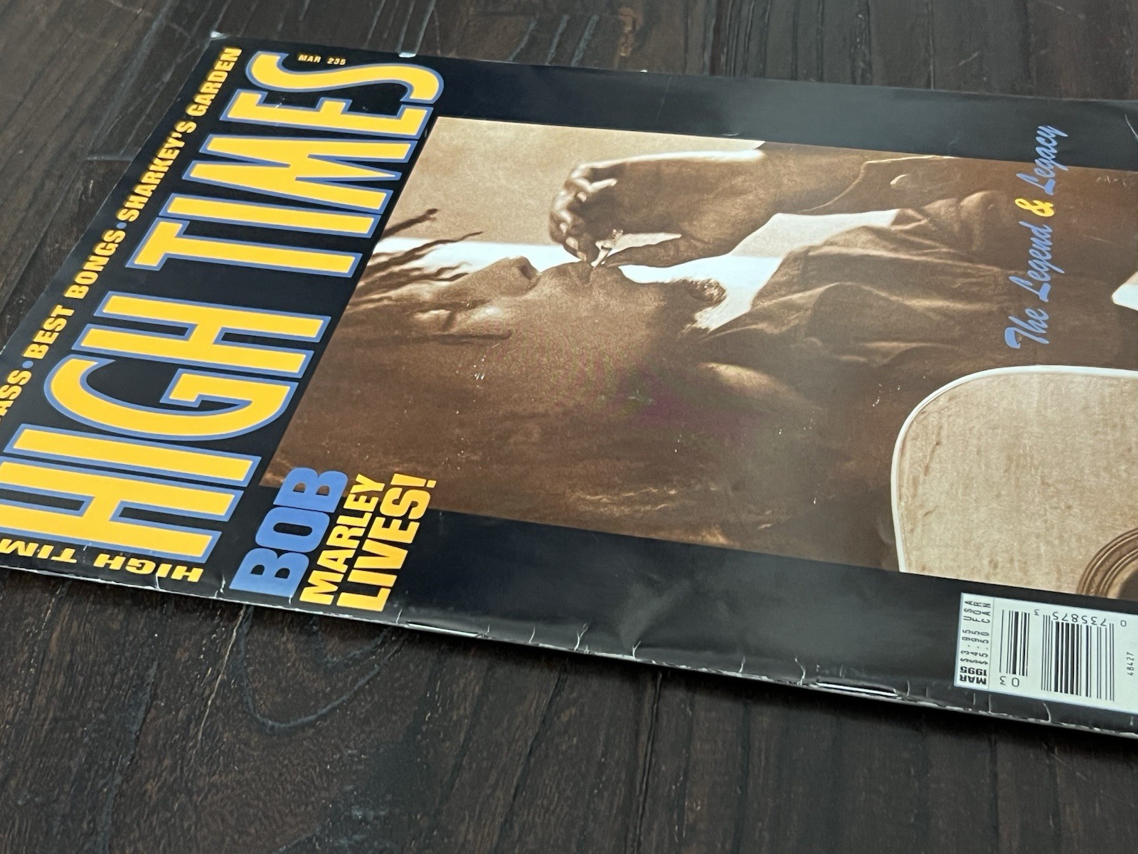 Vintage 1995 March High Times Magazine Book Bob Marley Lives The Legend & Legacy