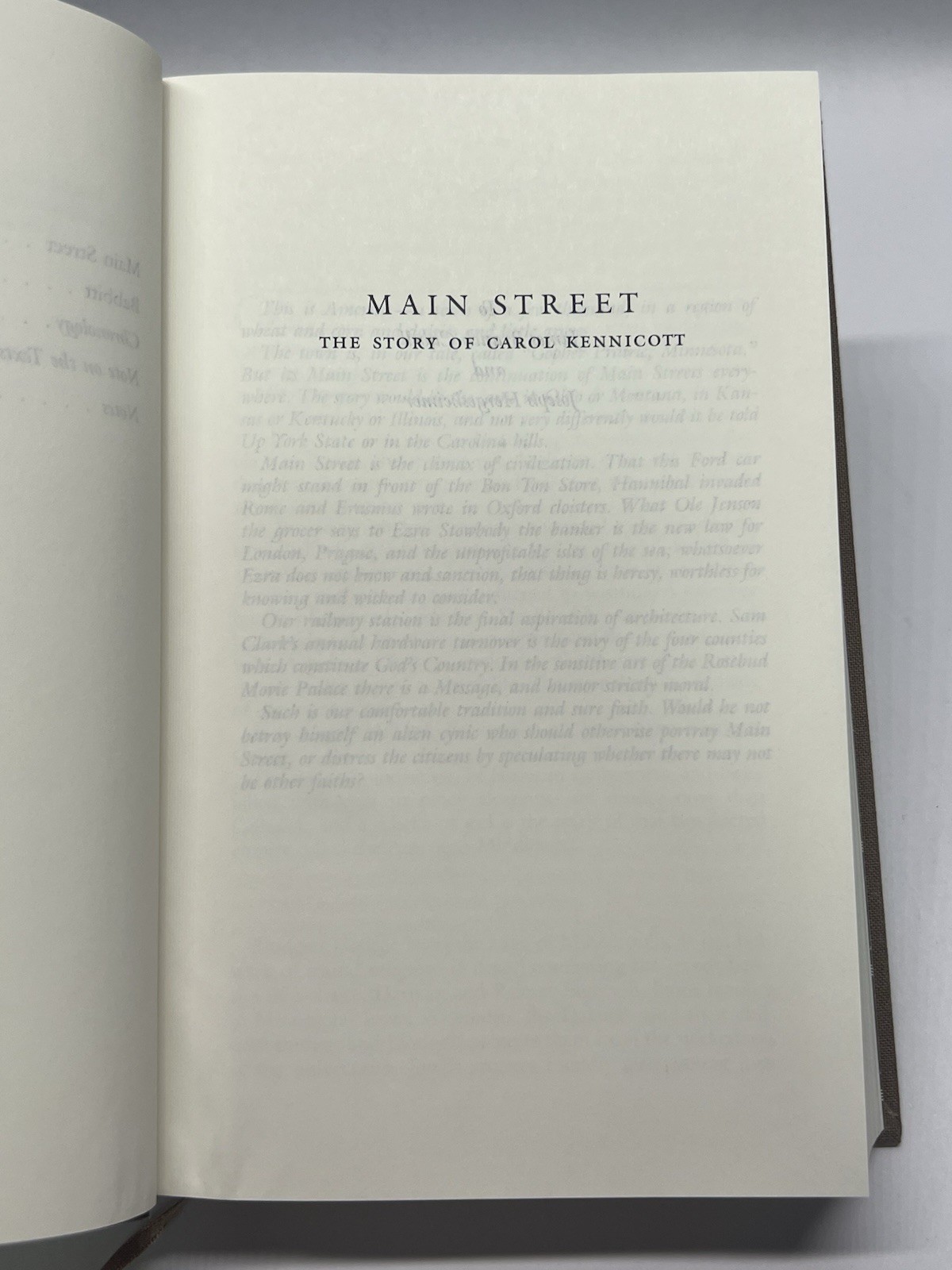 Sinclair Lewis Edition Ser.: Sinclair Lewis: Main Street and Babbitt