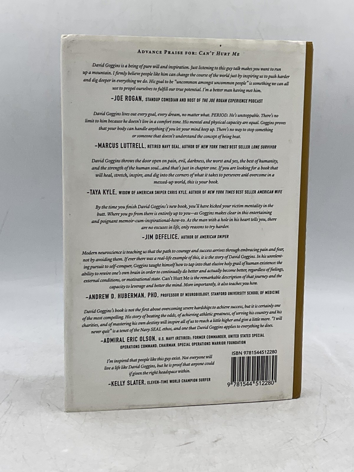 CAN’T HURT ME David Goggins 2018 Hardcover Lioncrest Publishing Dust Jacket