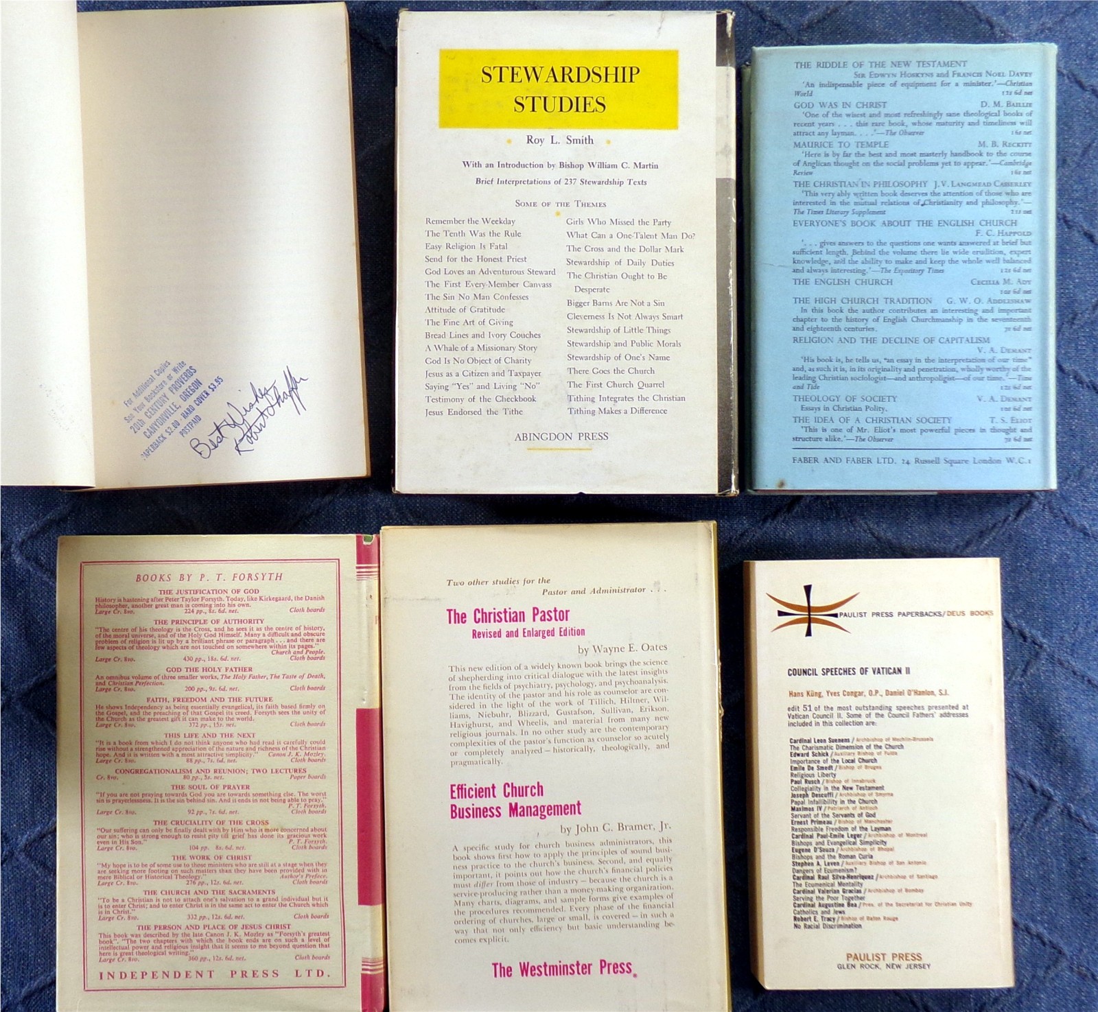 Vintage Theology: 25x Book Lot (3 Signed) Religion Christian Spiritual Faith God