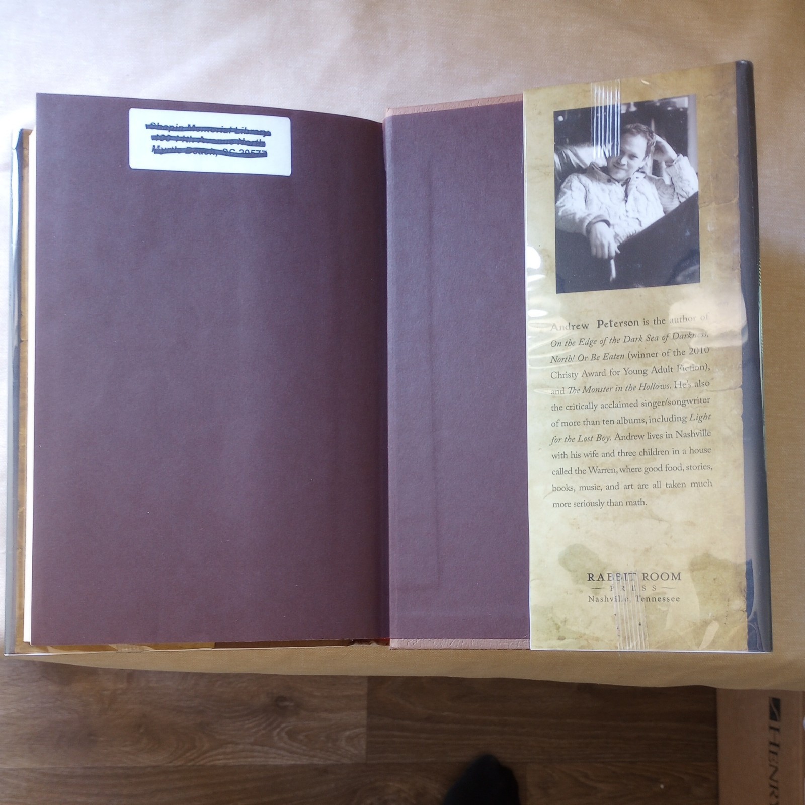 The Warden and the Wolf King – Hardcover, by Andrew Peterson +