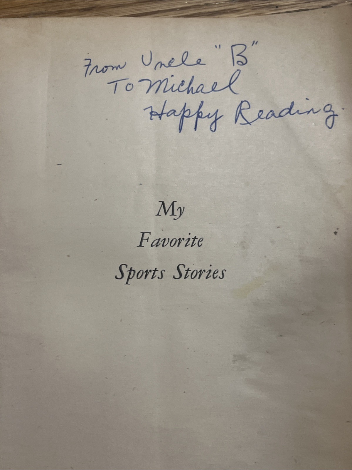MY FAVORITE SPORTS STORIES, BY BILL STERN, 1946,126 PAGES, 150 TALES