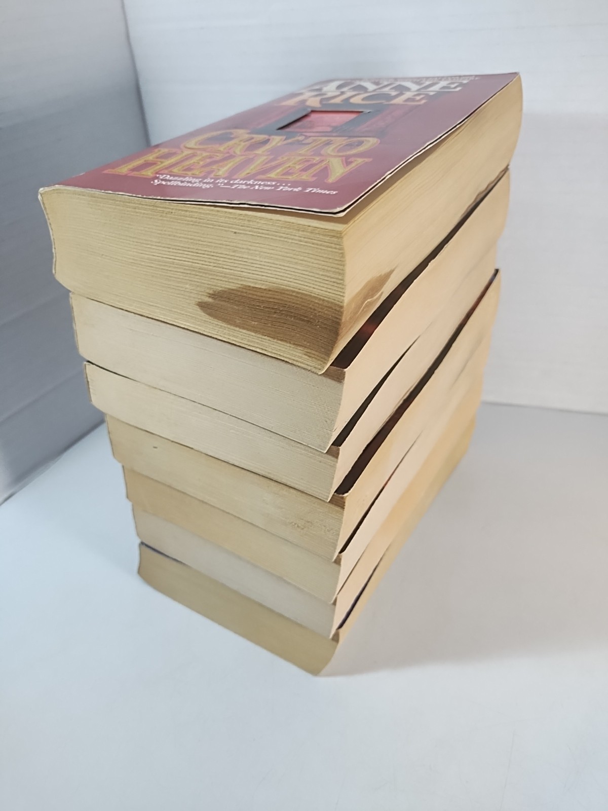 Lot Of 7 Anne Rice Vintage Paperback Books ~ Witches Vampires Gothic Horror