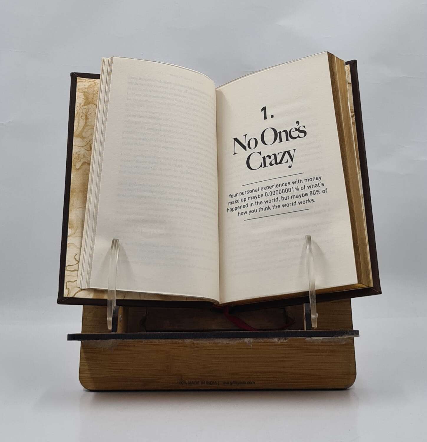 The Psychology of Money: Timeless lessons on wealth, gre [Premium Leather Bound]
