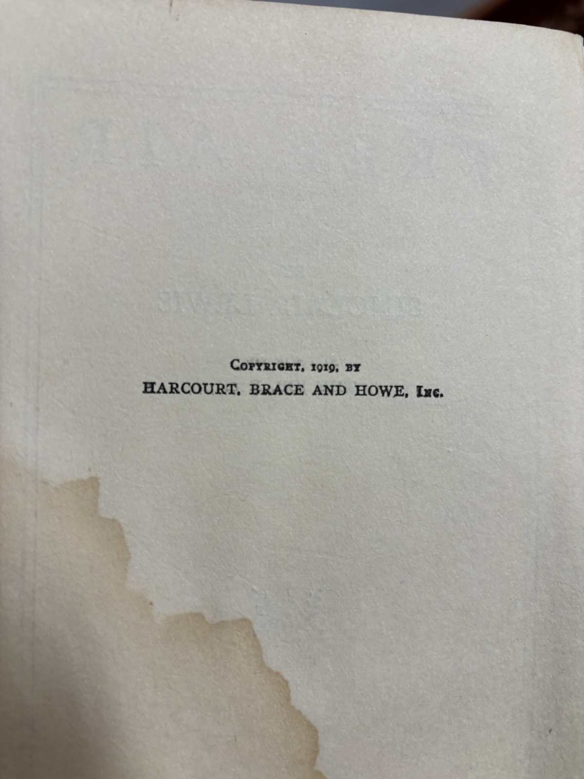 Free Air by Sinclair Lewis 1919 First Edition