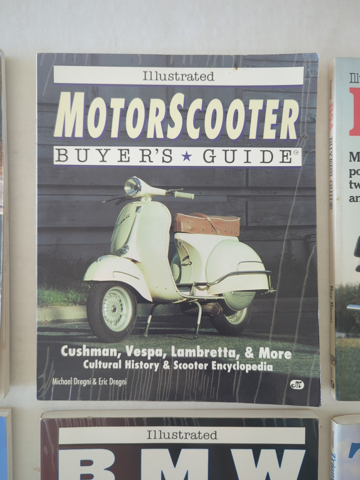 Lot Of 6 Illustrated Buyer’s Guide Harley Indian MotorScooter BMW BSA Triumph