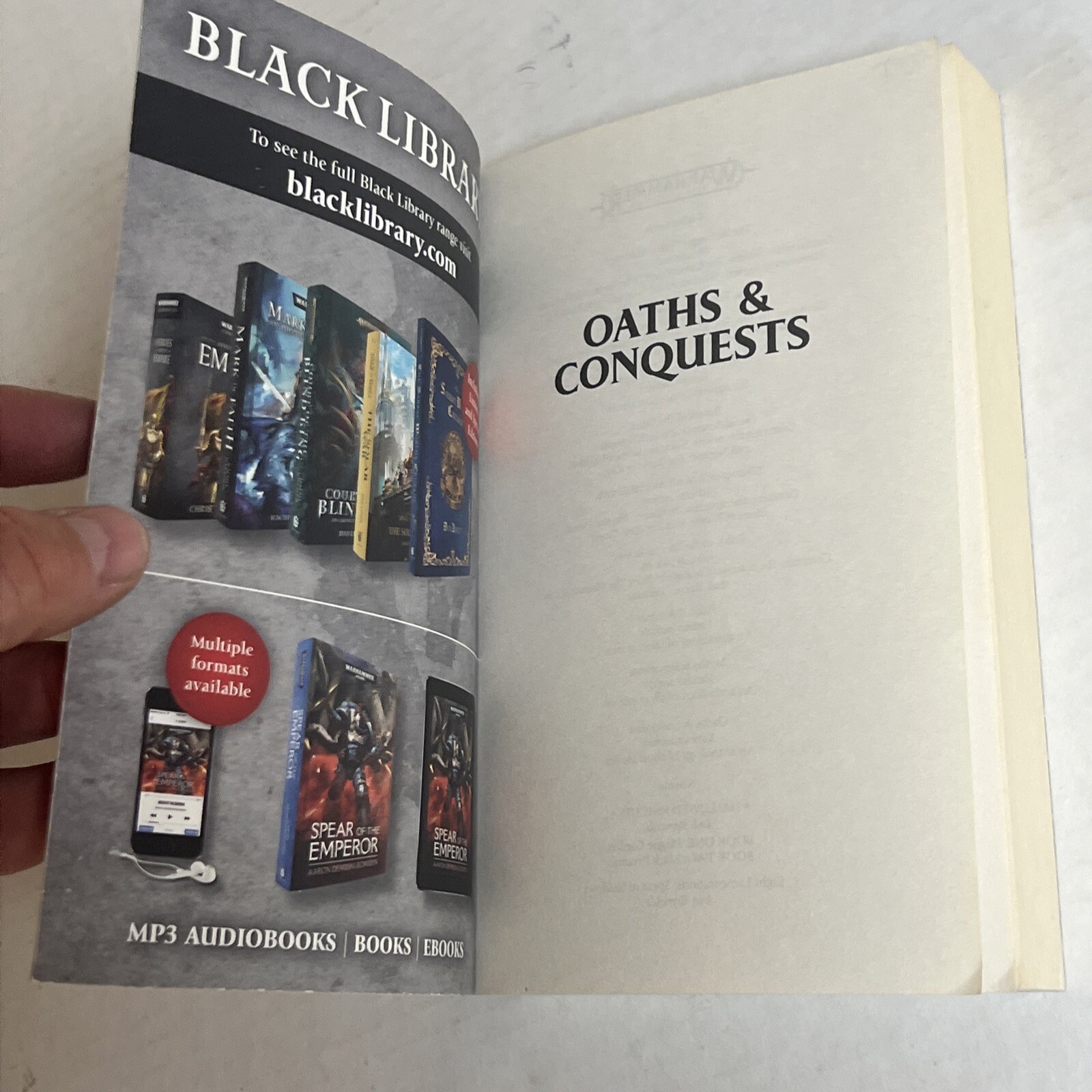 Paperback Warhammer: Age of Sigmar “Oaths & Conquests”, Multiple Authors