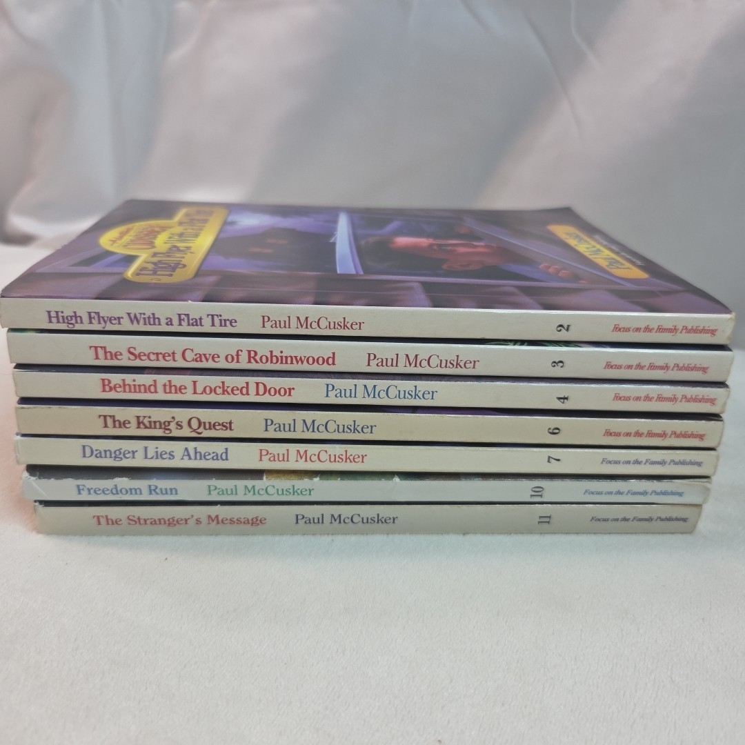 7 Adventures in Odyssey Series by MuCusker, Paul Paperback Lot of 7 Vintage