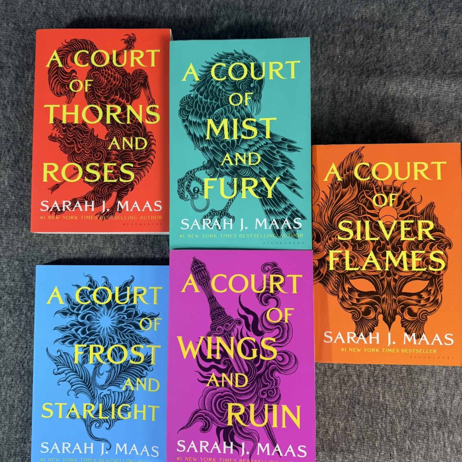 Sarah J Maas 16 Book Lot COMPLETE ACOTAR Crescent City HC Throne of Glass NEW