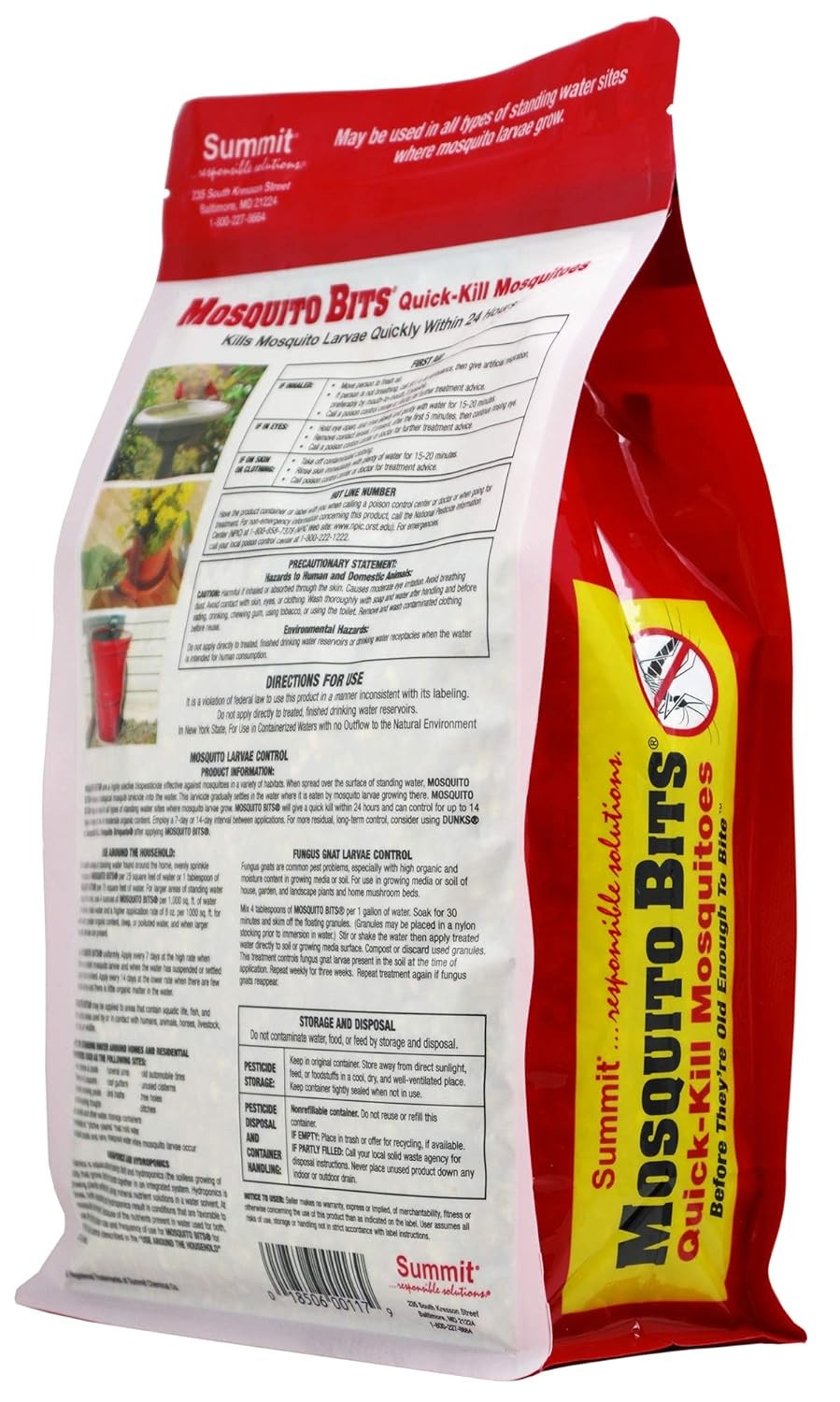 Summit Chemical 117-6 30OZ Mosquito Dunk Bits Standing Water Treatment