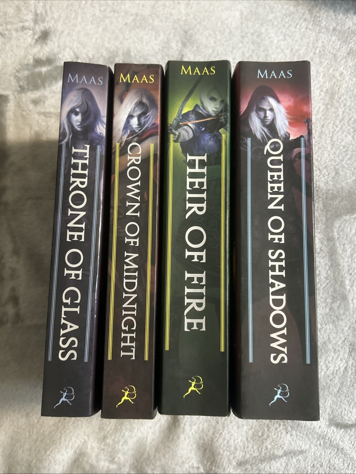 Sarah J. Maas Throne of Glass PB Book Lot Queen of Shadows Heir Fire Bloomsbury