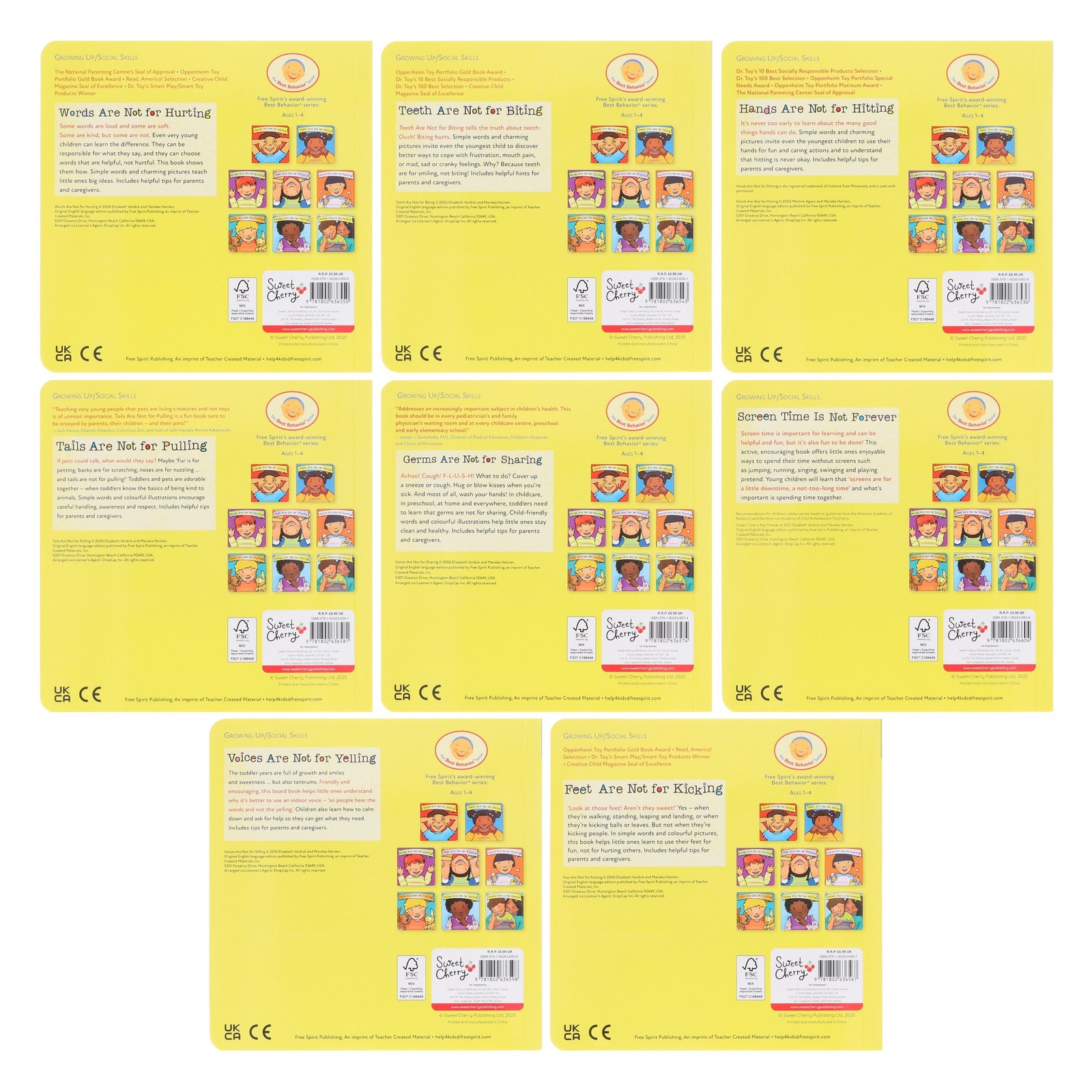 Best Behavior Series 8 Books Collection Set – Ages 1-4 – Board Book