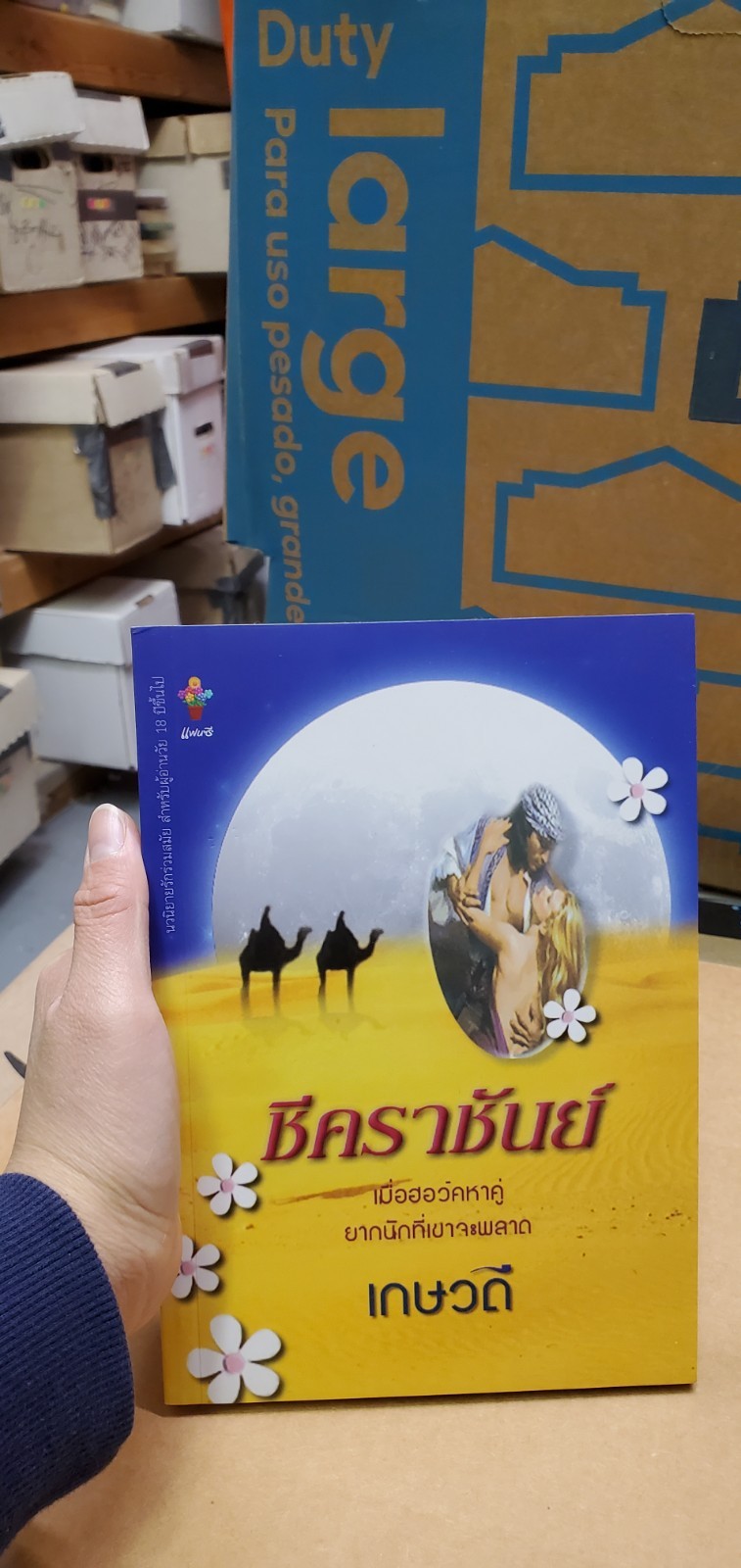 Thai Language #25; paperback book, romance, novel; see scans for title…author