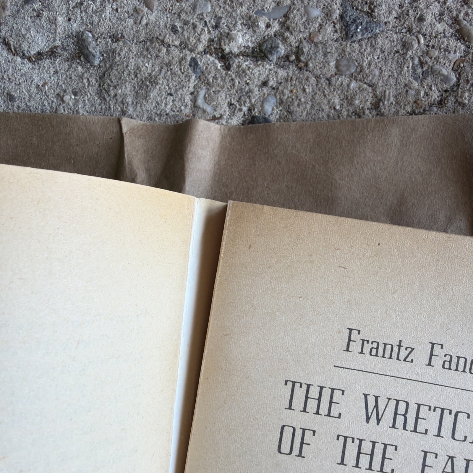The Wretched of the Earth Frantz Fanon Jean-Paul Sartre 1968 Paperback Vintage