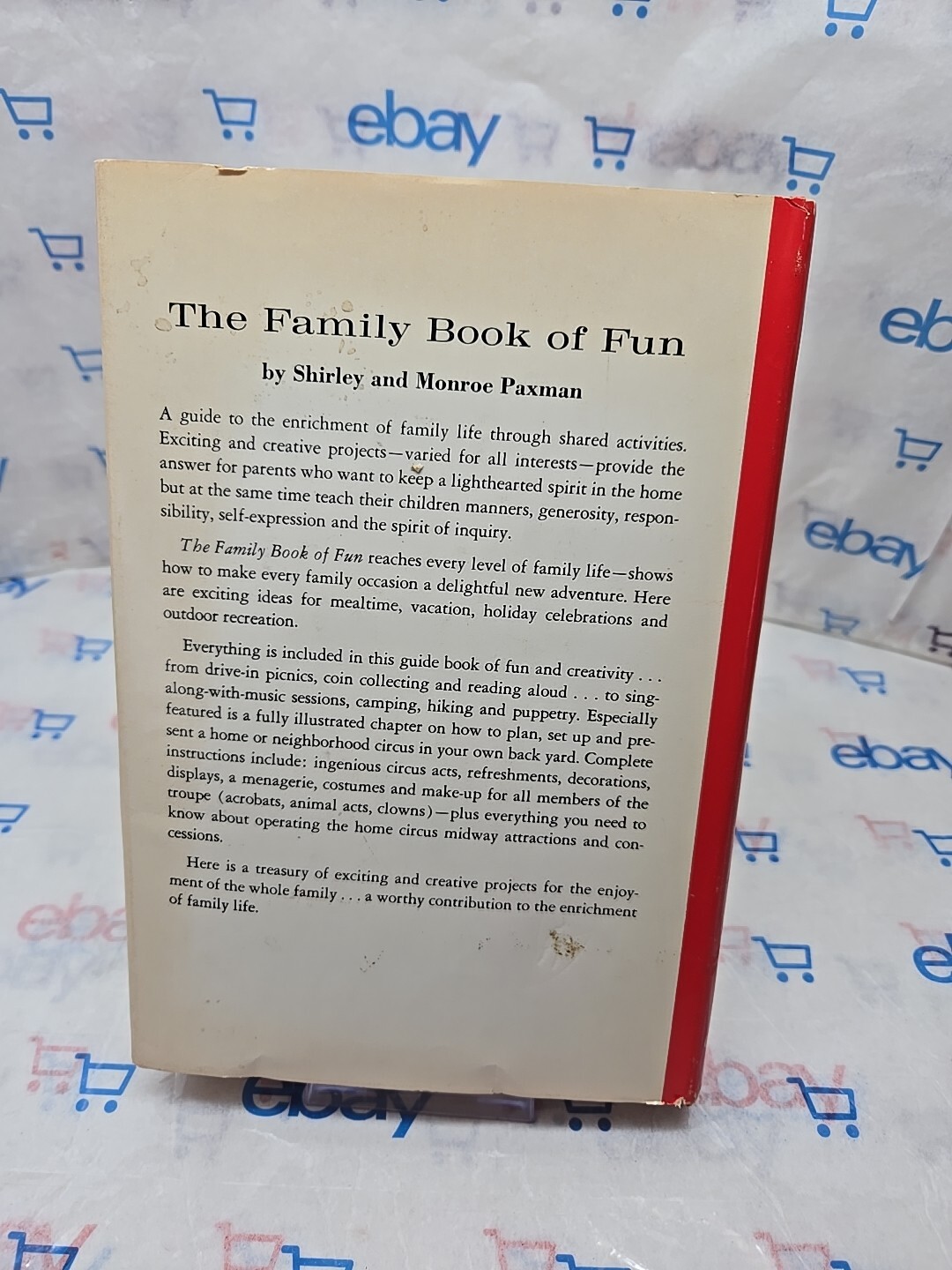 838 Ways to Amuse a Child by June Johnson (1960) Vintage Hardcover w/ Dust Jacke