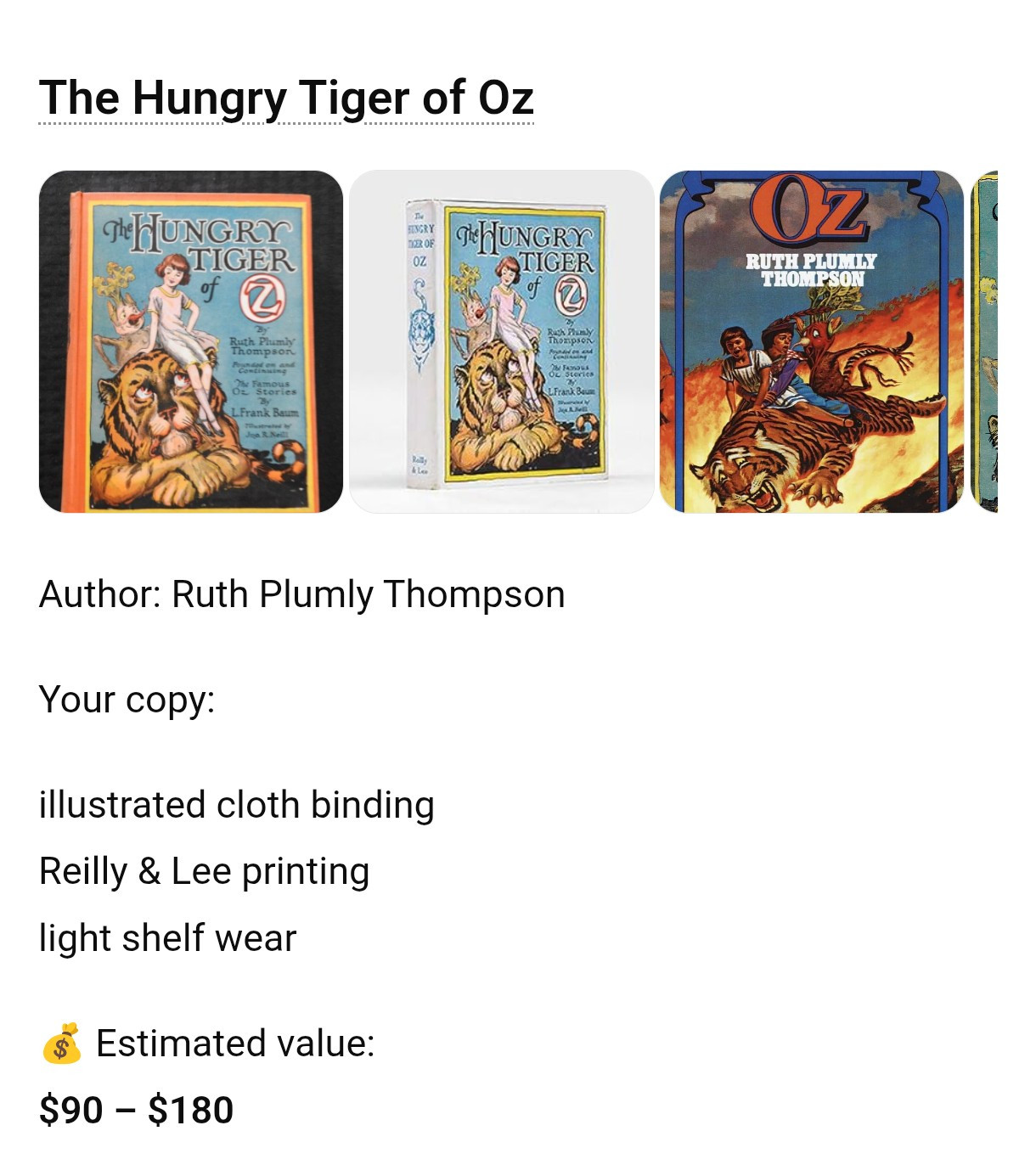 A Collection of Vintage Oz books Over 30 books for your enjoyment.