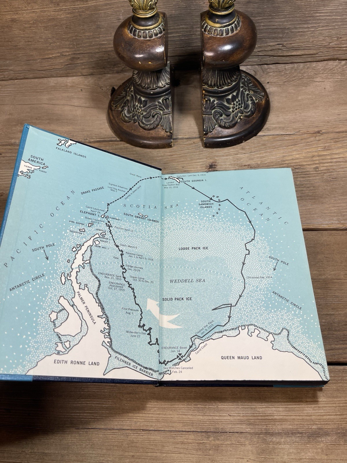 “Endurance” Shackleton’s Incredible Voyage, Alfred Lansing HC 1st Edition 1959