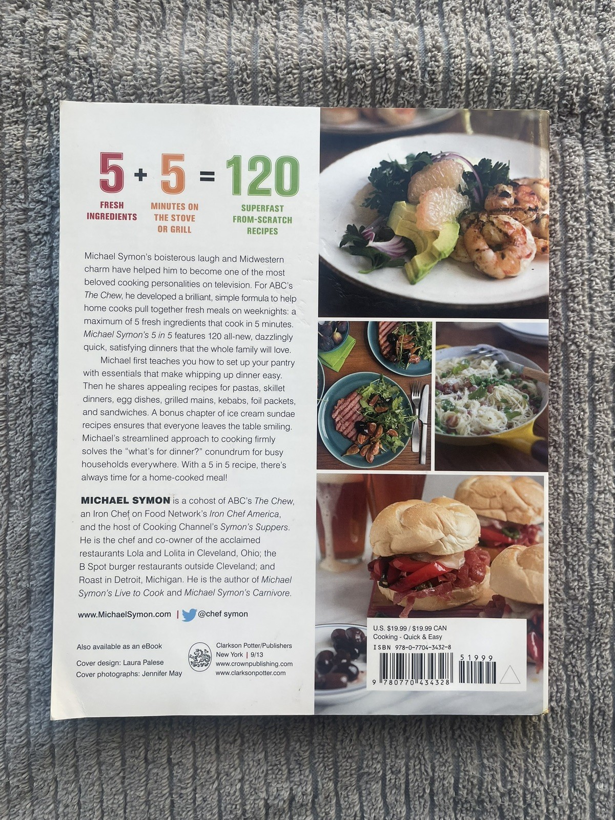 Michael Symon’s 5 In 5 Cookbook Chef Recipe Ideas Healthy Eating Meal Prep