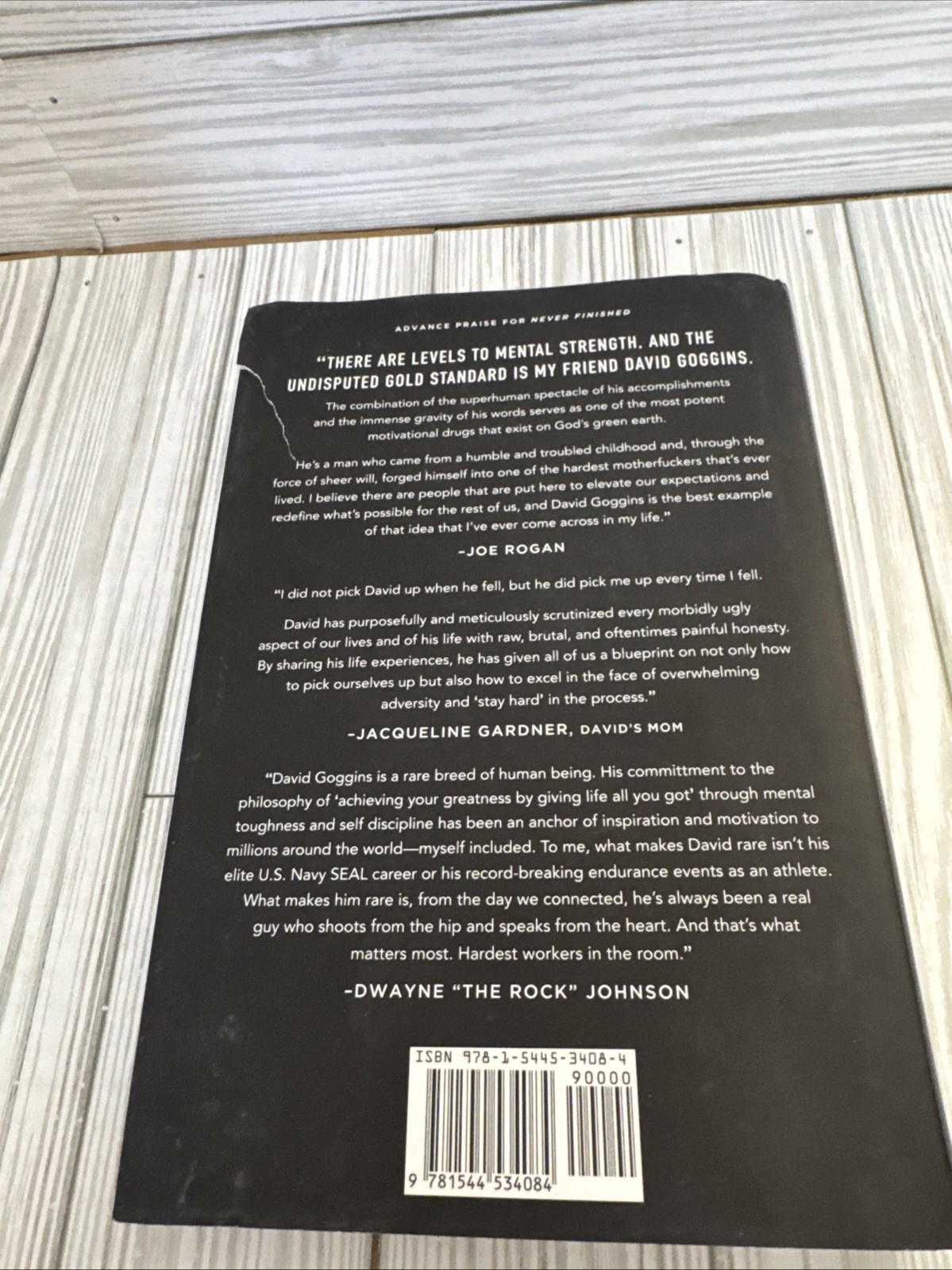 Never Finished: Unshackle Your Mind and Win the War Within -GOOD
