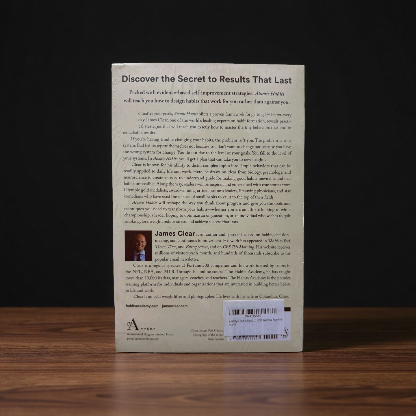 James Clear Atomic Habits – Proven Habit-Building Guide, Bestselling Book