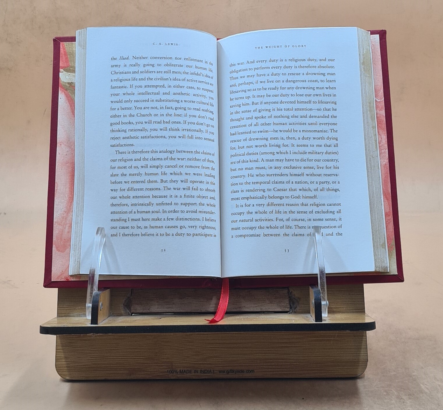 The Weight Of Glory By Lewis, C. S. [Premium Leather Bound]