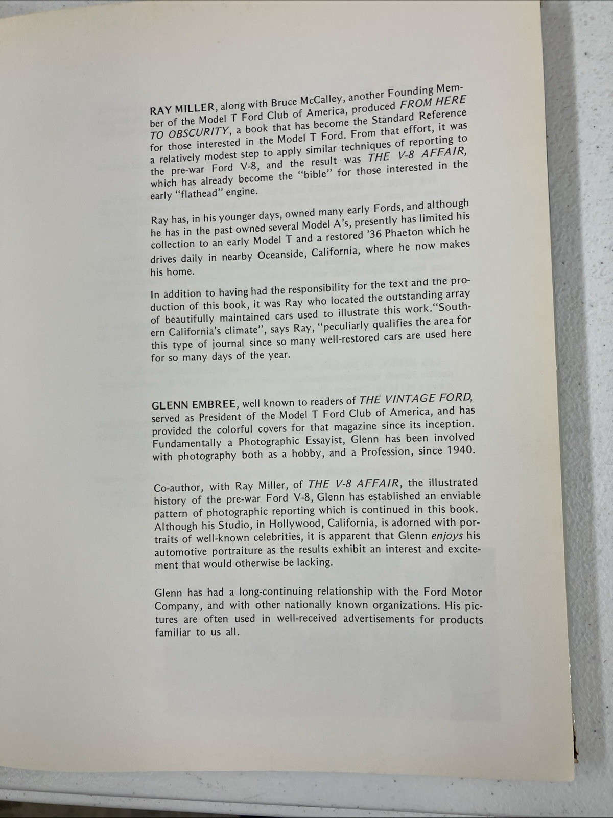 Henry’s Lady: An Illustrated History of the Model A Ford by Ray Miller 1972