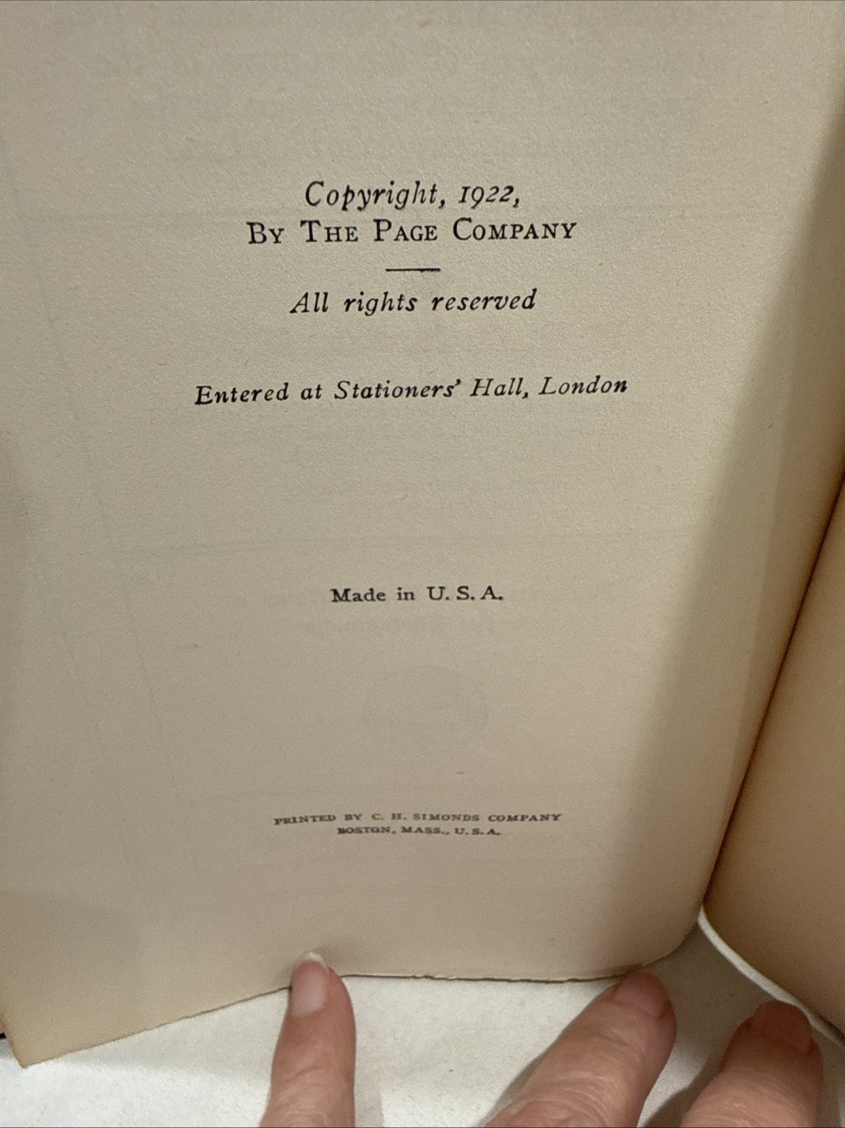 The New Palestine W.D McCrackan 1922 Antique Hardback First Edition