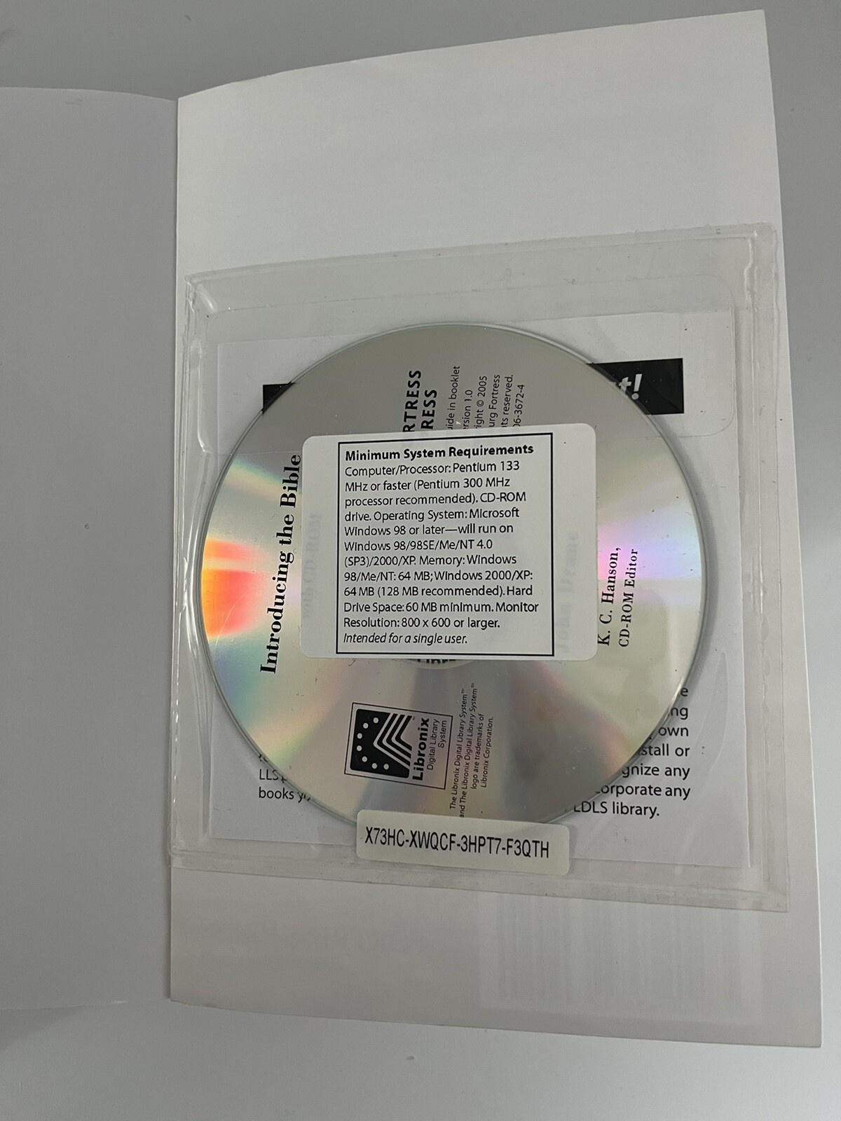 Introducing the Bible with Sealed CD John Drane 2005 Soft Cover Fortress Press