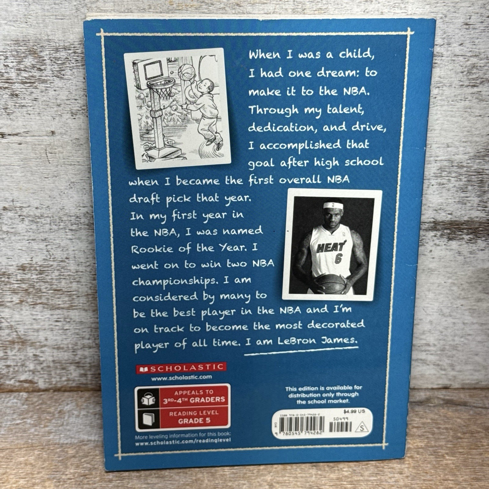 Scholastic I Am Lebron James Book 126 Pages By Grace Norwich, Illustrated By Ute
