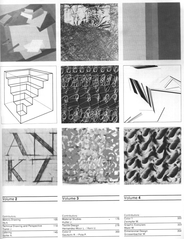 Manfred Maier (1981) Basic Principles of Design : Foundation Program vls 1 2 3 4