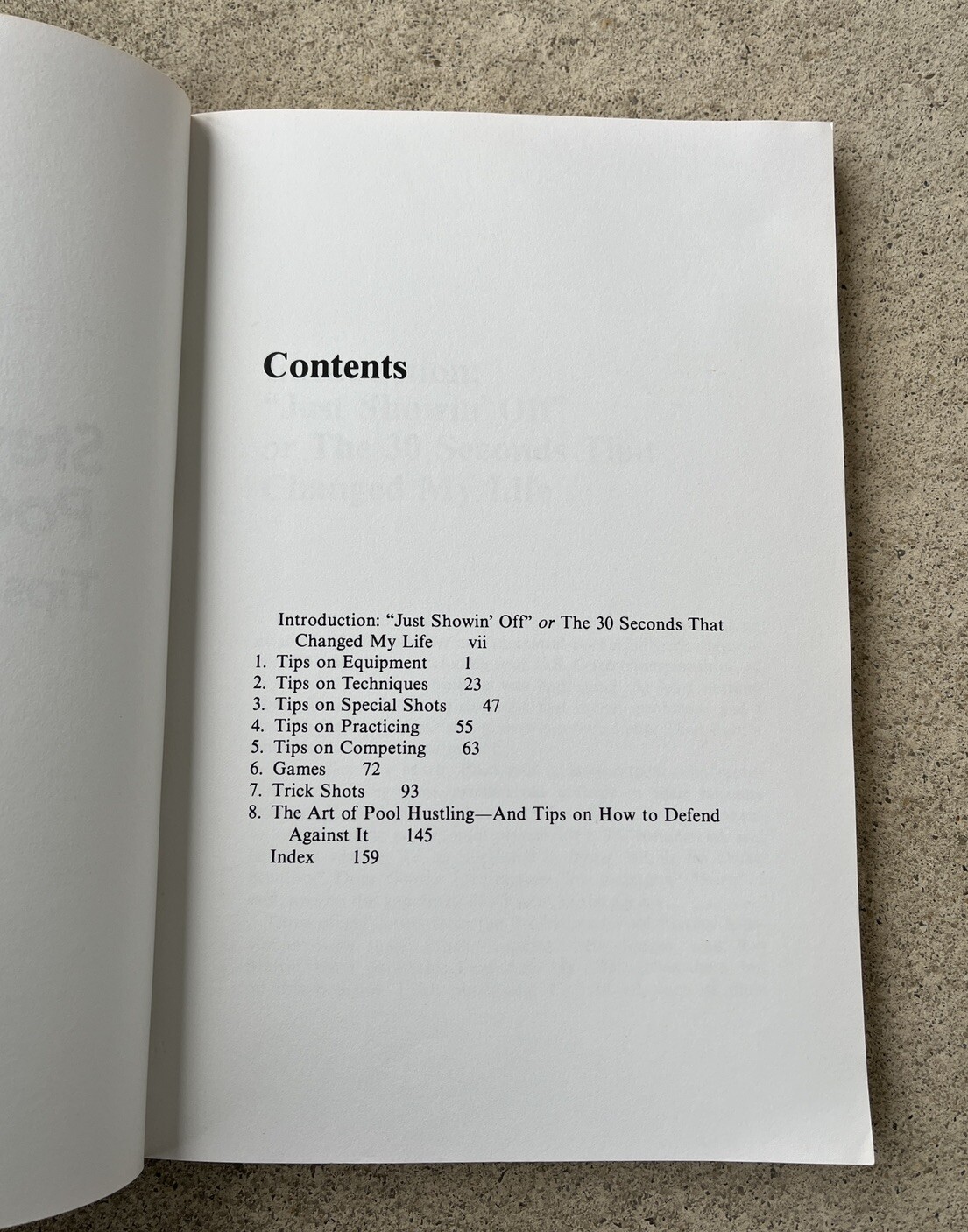 Steve Mizerak, Pocket Billiards – Tips, Trick Shots 1982 Illustrated 161 Pages