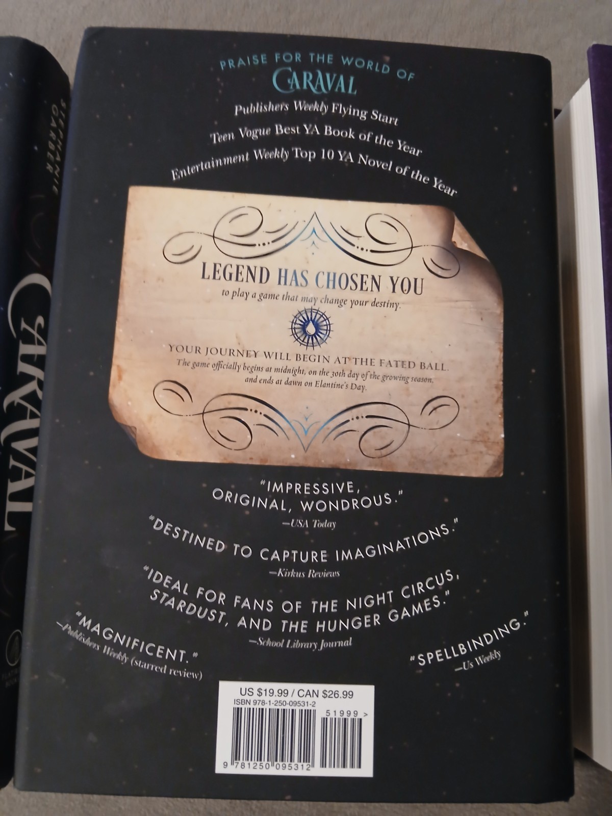 Caraval Series Stephanie Garber Caraval Legendary Finale Lot of 3 HB 1st Edition
