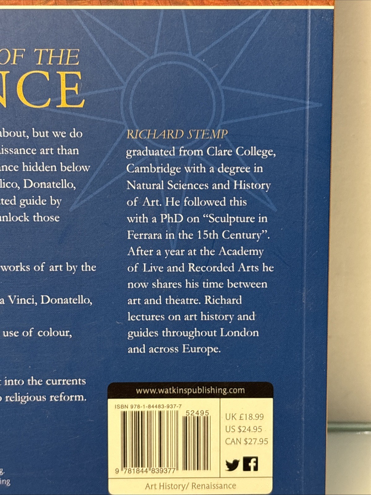The Secret Language of the Renaissance Book Art History Italian Symbols