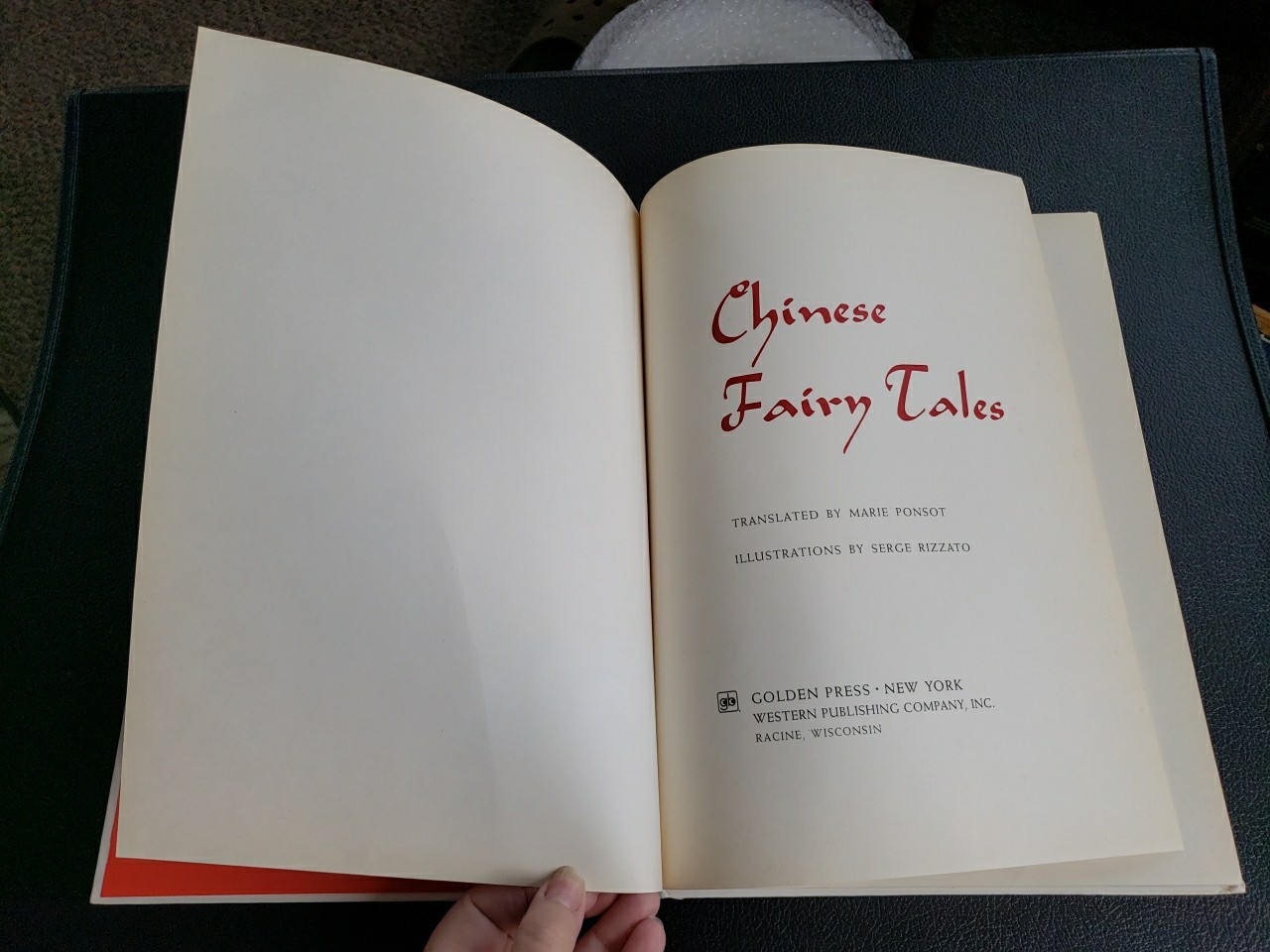 CHINESE FAIRY TALES, FIRST GOLDEN PRESS EDITION 1973 LARGE BOOK Read