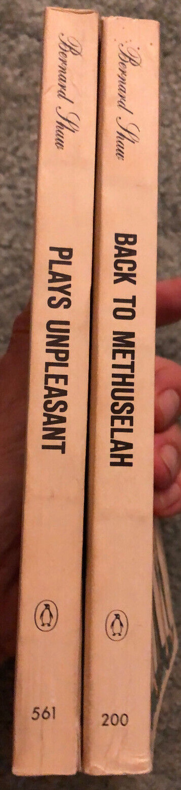 George Bernard Shaw books, Back to Methuselah & Plays Unpleasant