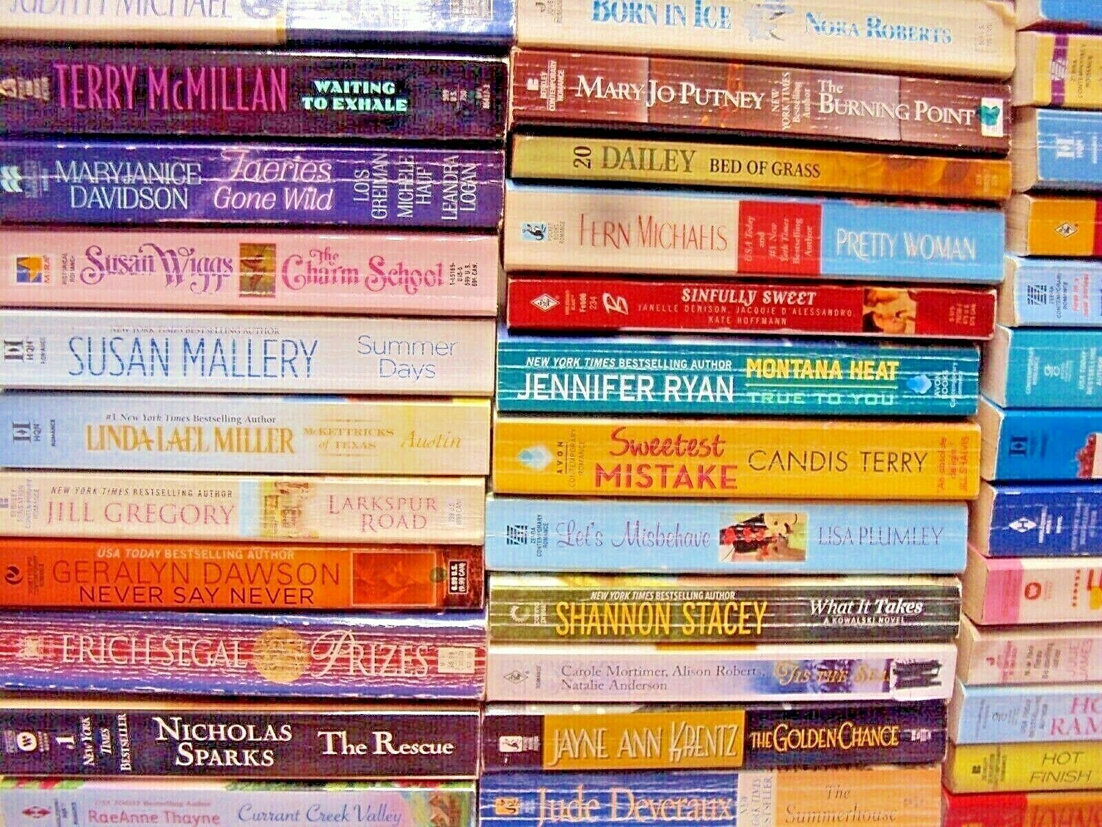 Huge Big Lot 100 Contemporary Romance PB Book – RANDOM MIX Pick, Assorted Author