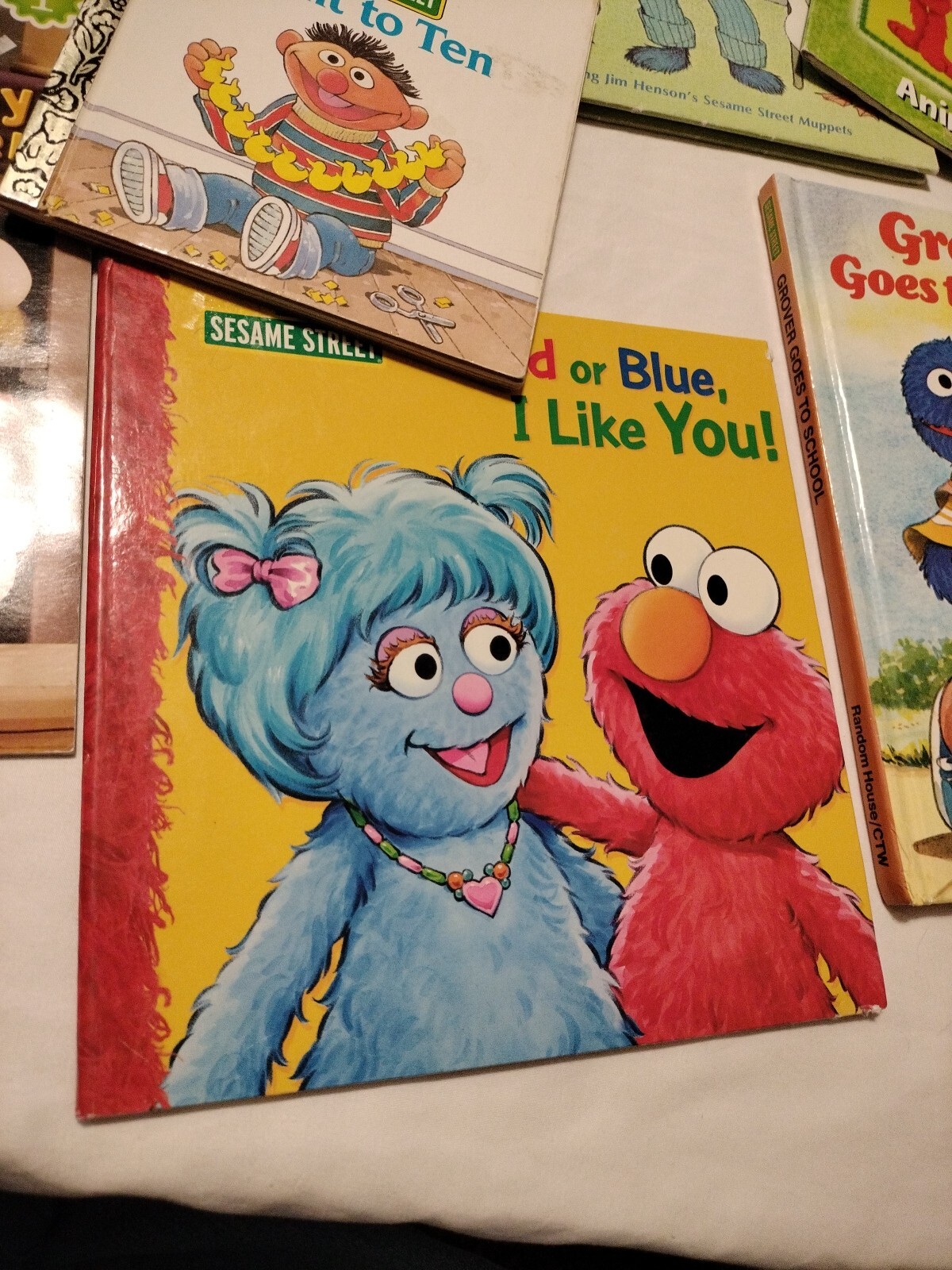 Vintage 80’s Sesame Street Mixed Lot Of 9