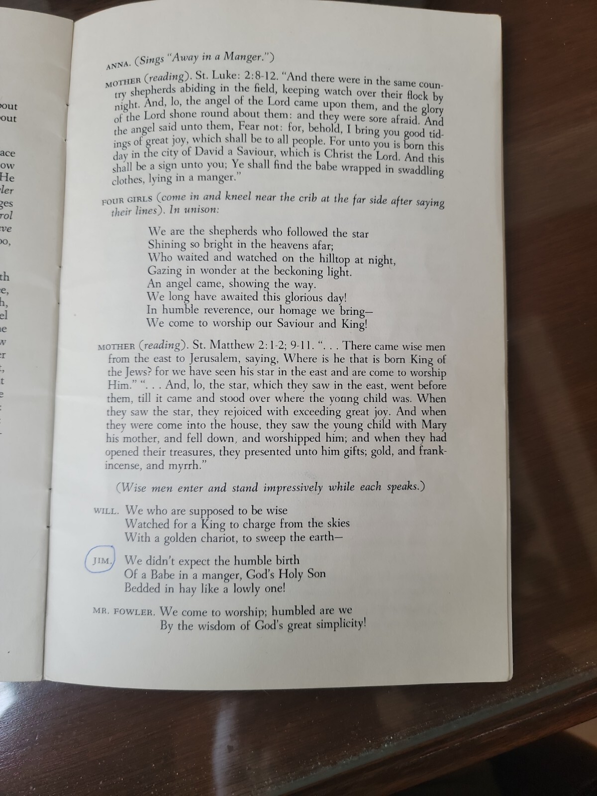 The Faithful Pioneer Rega K. McCarty Vintage Play Script Drama Three Acts