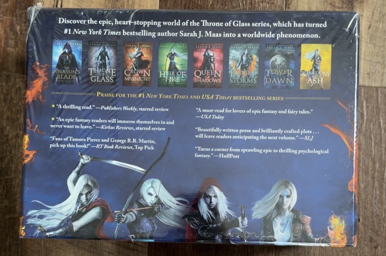 Throne of Glass Box Set (2019) ORIGINAL COVERS Sarah J. Maas Paperback