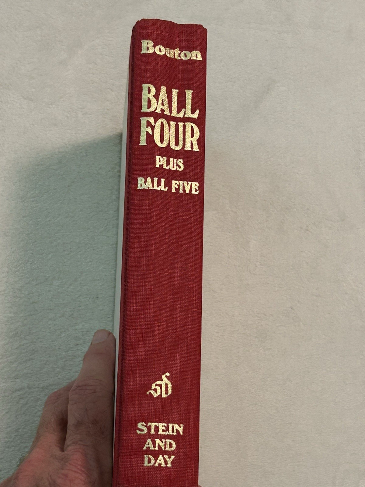 Ball Four Plus Ball Five an update 1970-1980 SIGNED by Jim Bouton HC 1st Edition