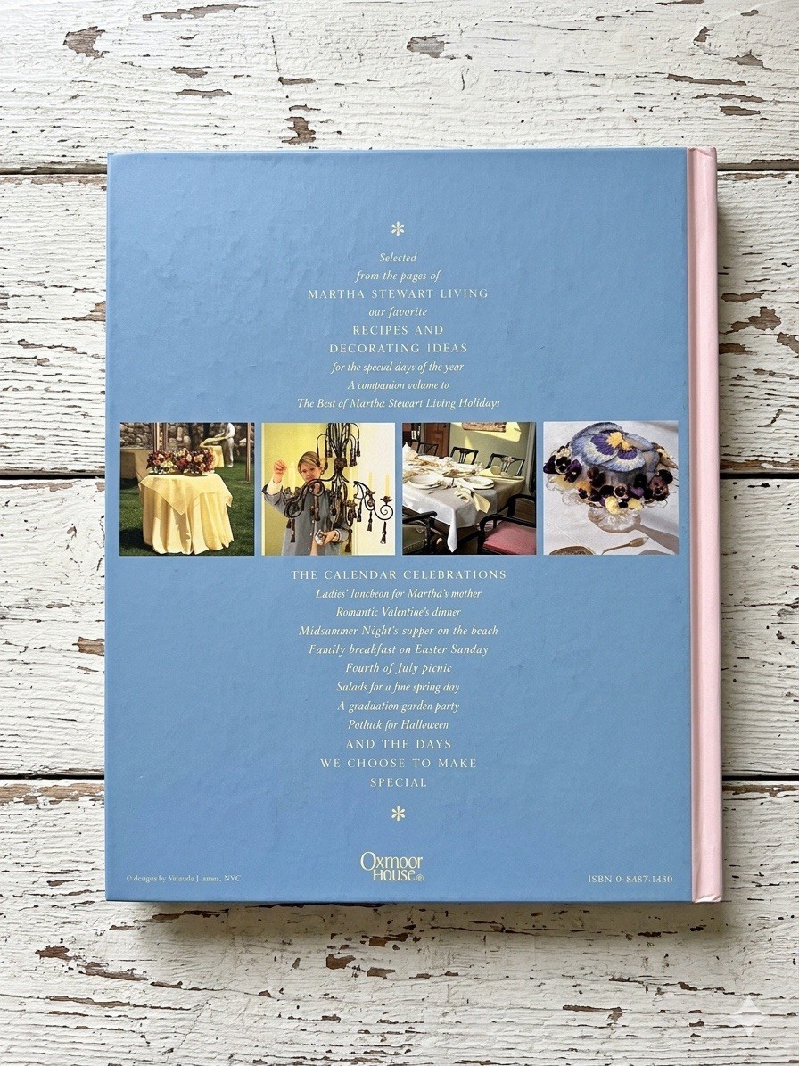 Special Occasions Martha Stewart Living 1st EDITION 1994 Hardcover Like NEW