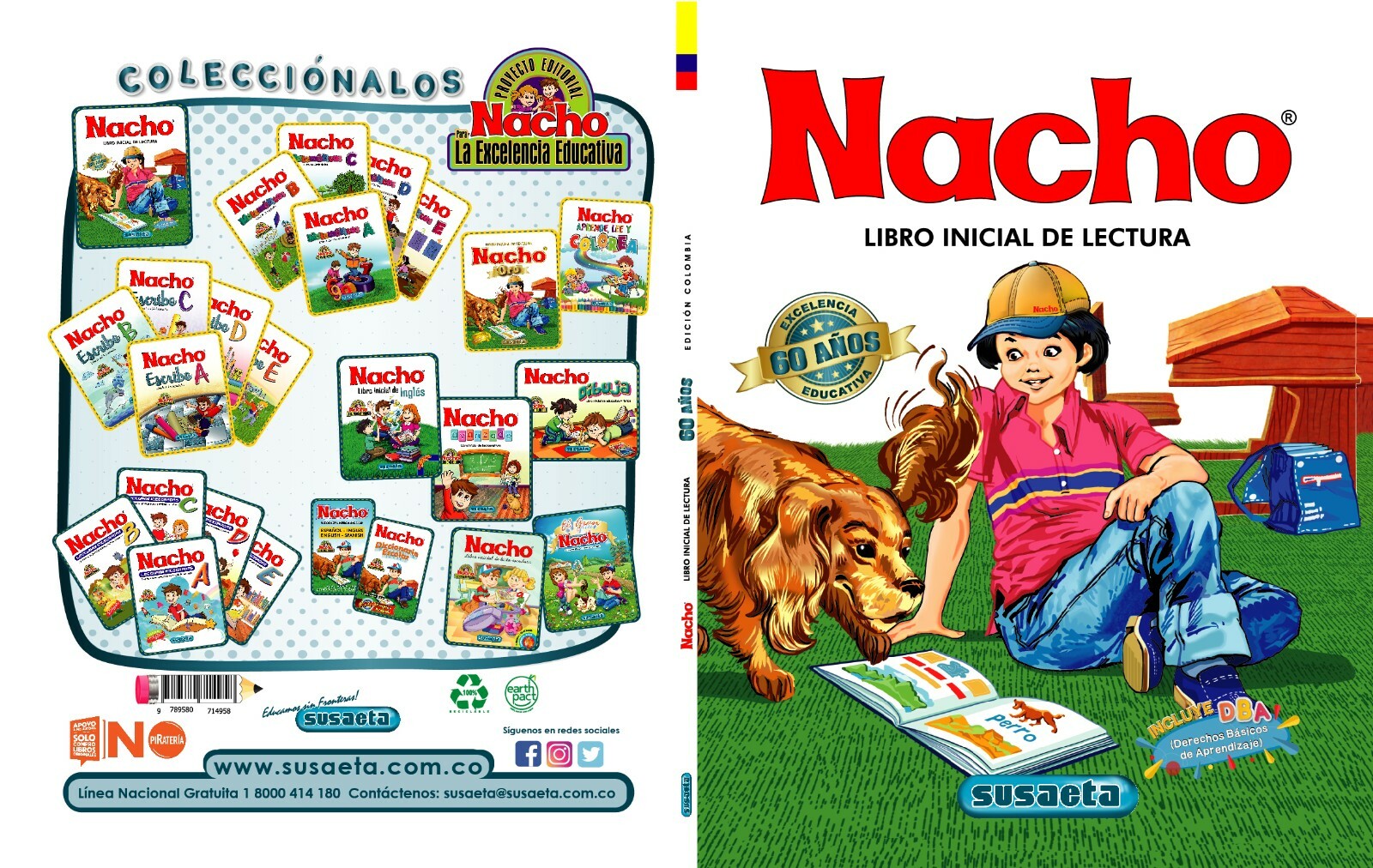 NACHO Libro Lectura Inicial (Susaeta) – Colombia