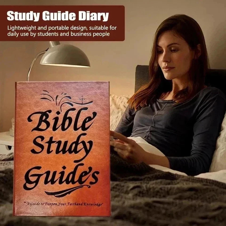 66-Page Bible Study Guide Daily Devotional Journal Christian Prayer Planner Book
