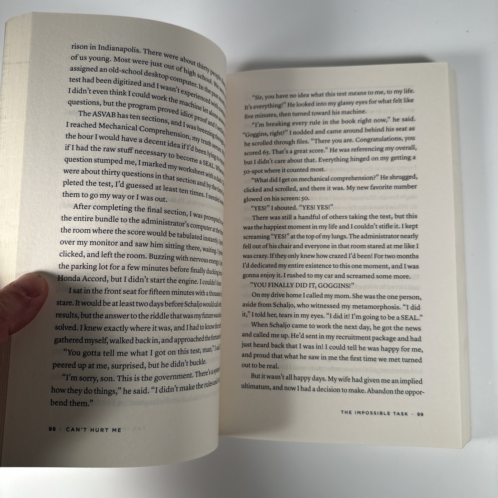 Can’t Hurt Me by David Goggins PB Book 2020 Clean Edition Discipline Motivation
