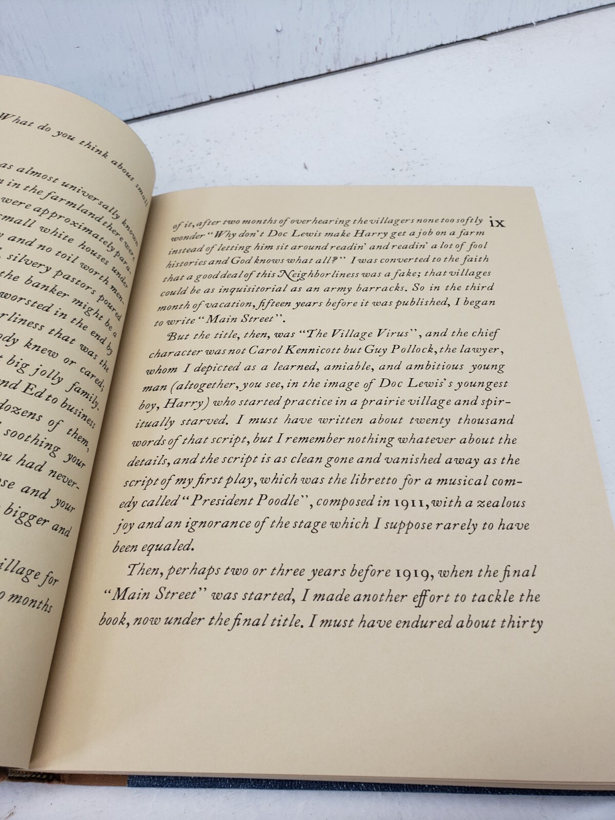 Main Street by Sinclair Lewis Book The Heritage Club Sandglass 1970