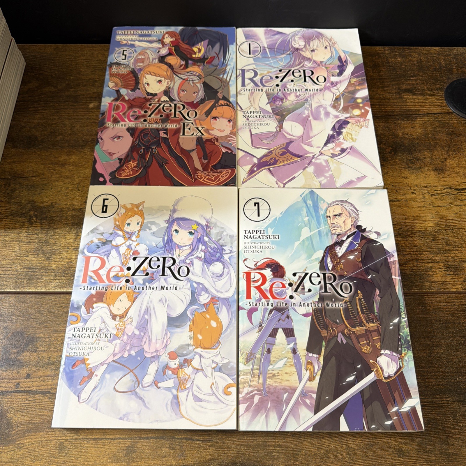 Lot of 14 Re:Zero Starting Life in Another World Books 1, 6-7, 10-15, 17-20 EX 5