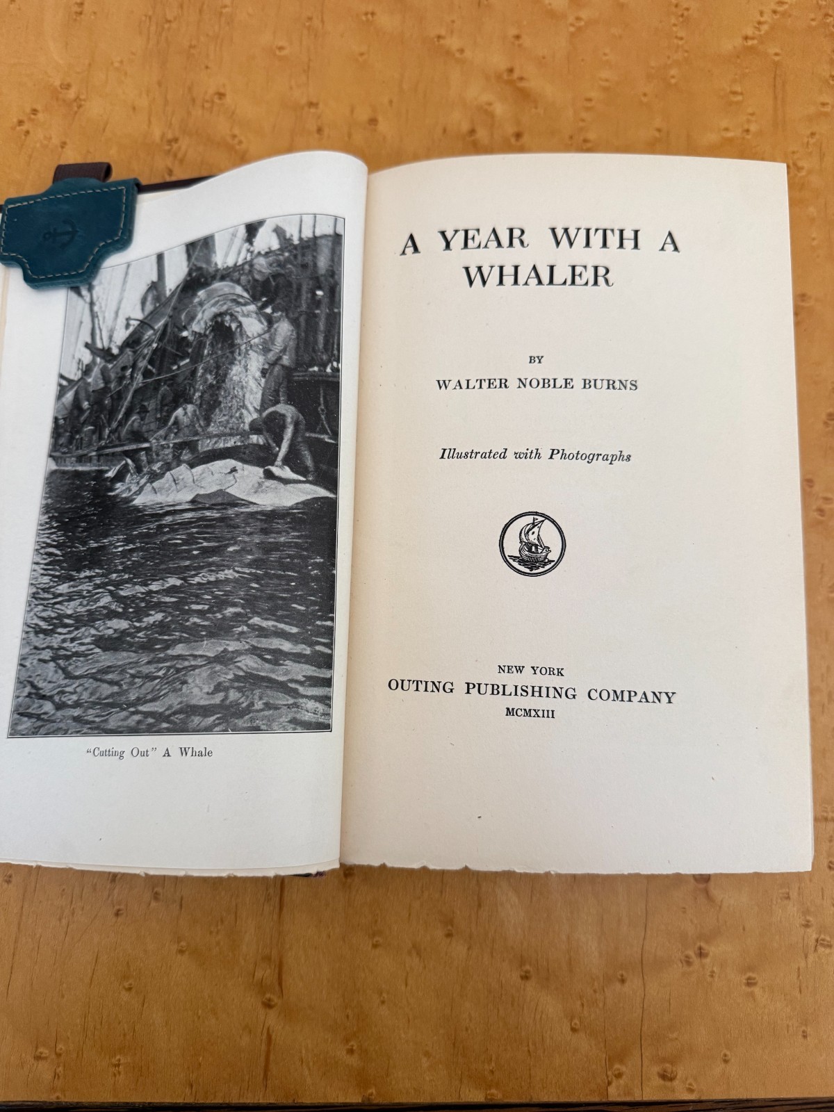 Six Whaling Adventures, Early 20th Century Books–All First Editions