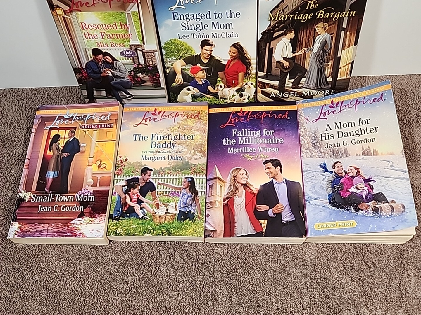 Lot of 7 Love Inspired Historical Heart Warming Inspirational see desc for Title