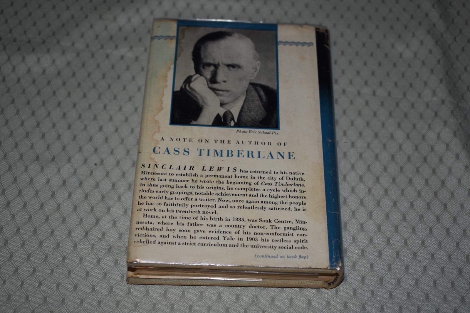 Cass Timberlane by Sinclair Lewis (1st Edition/2nd Printing, dust jacket)