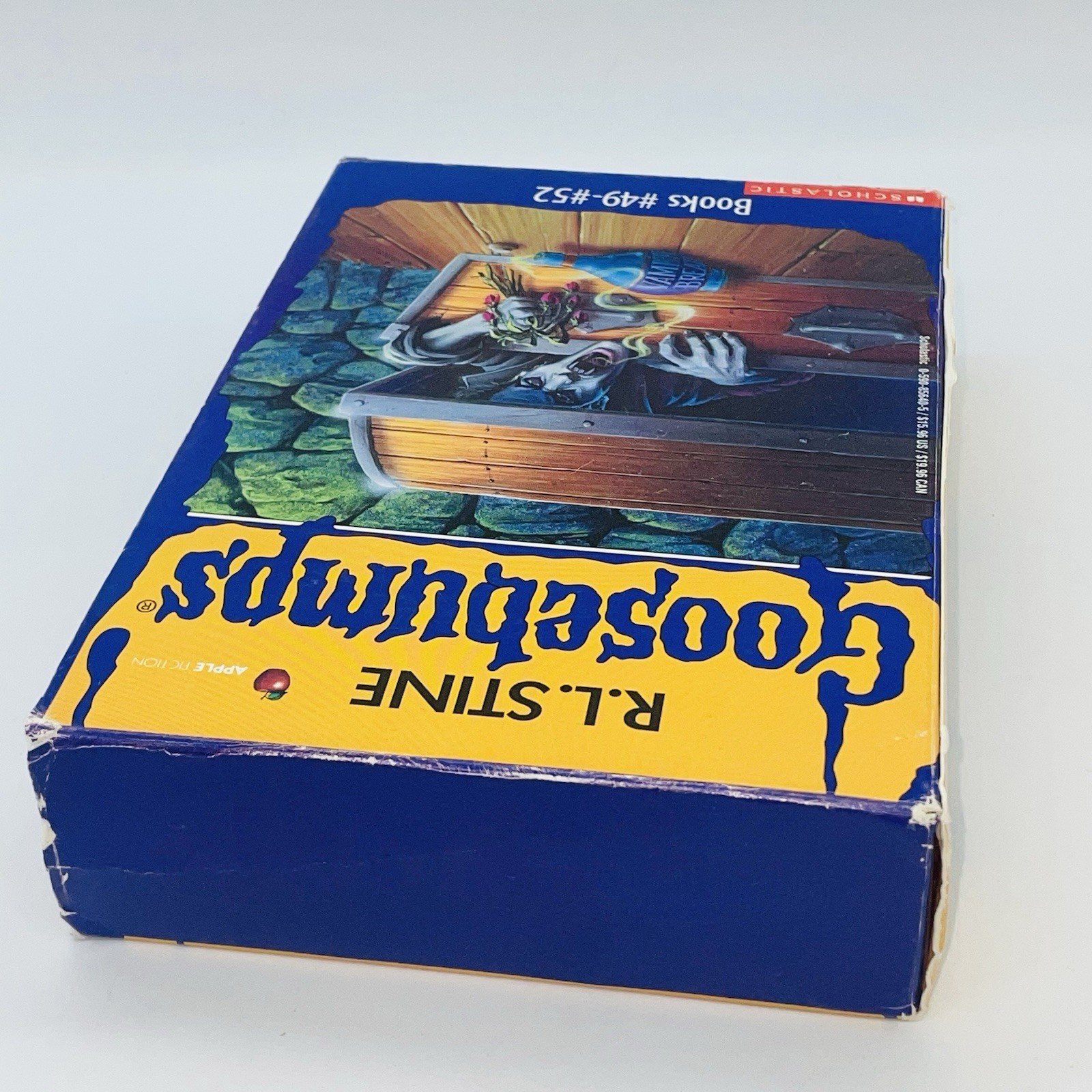 RL Stine Goosebumps Books 49-52 Lot Boxed Set Vampire Breath Calling All Creeps